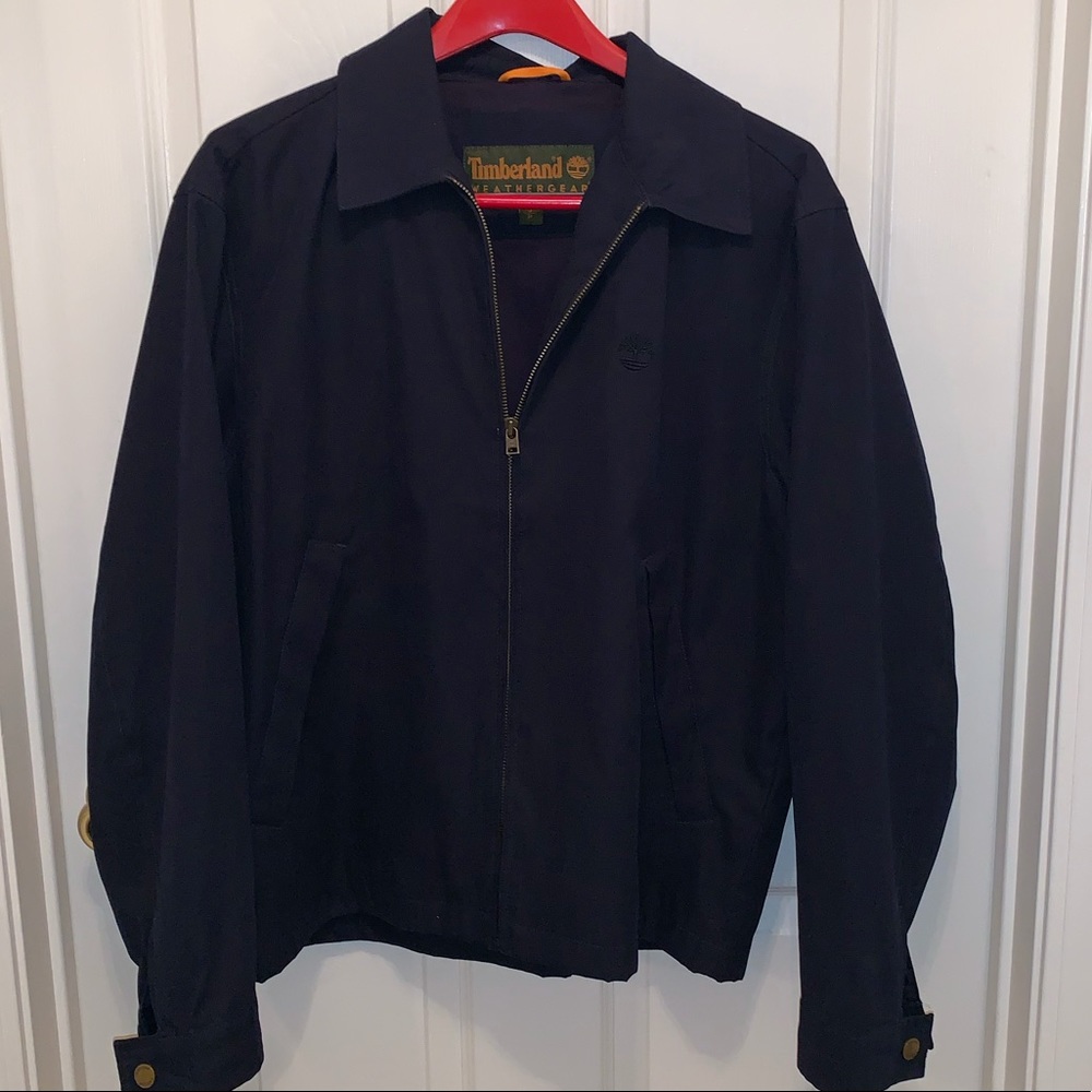 Timberland Weathergear Blue Jacket. Size - Small